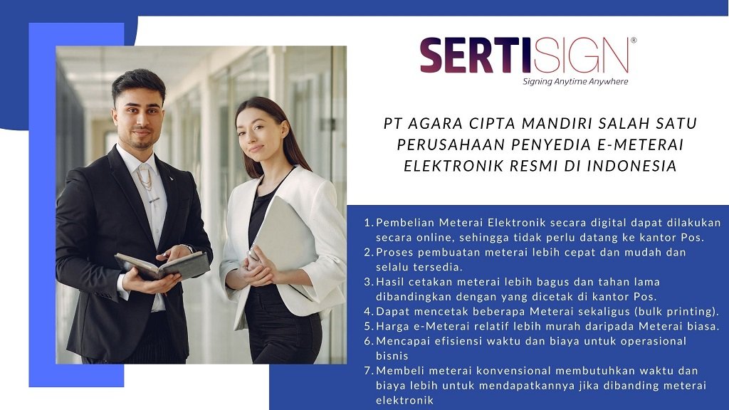 Perusahaan Penyedia E-Meterai Resmi Peruri